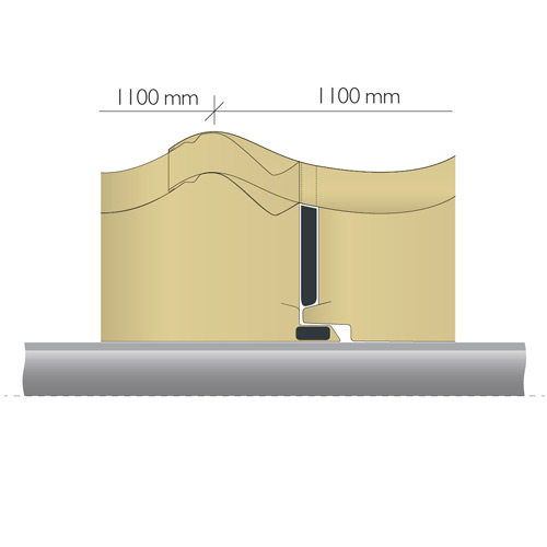 Dachziegeloptik 